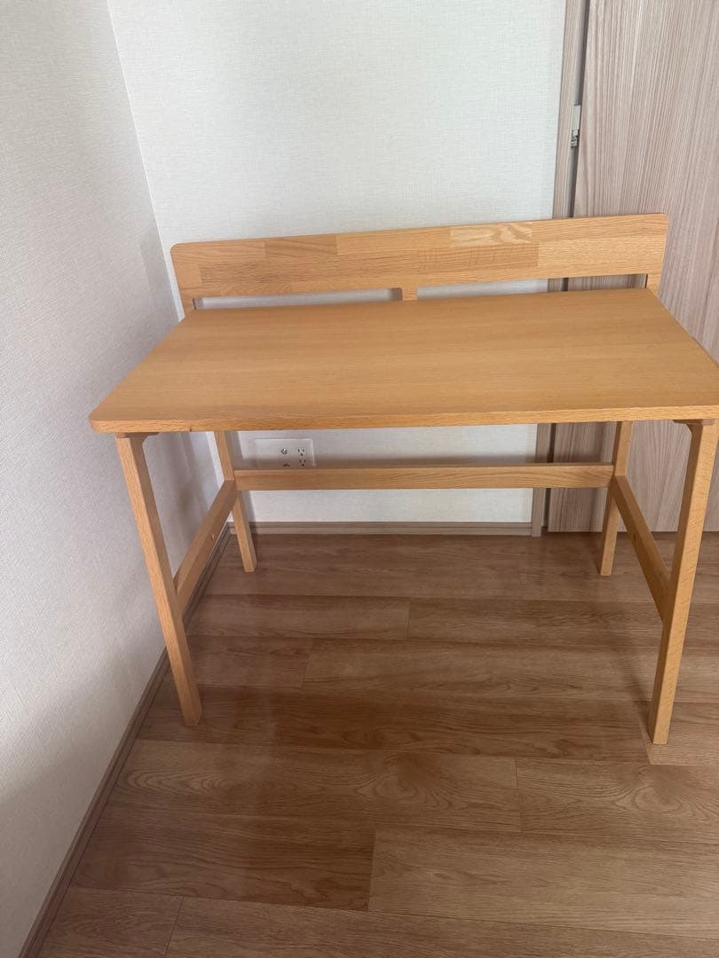 モモナチュラル シンプルデスク