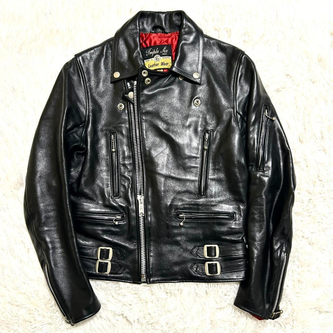 Triple Six トリプルシックス ライダース レザー 英国製 666