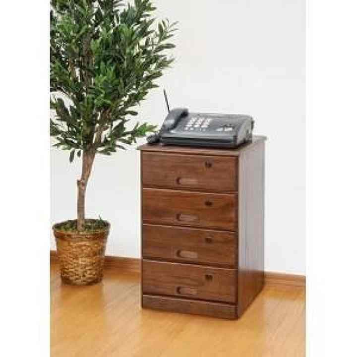 【送料無料】カギ付プライバシーチェスト　4段 チェスト・キャビネット・タンス