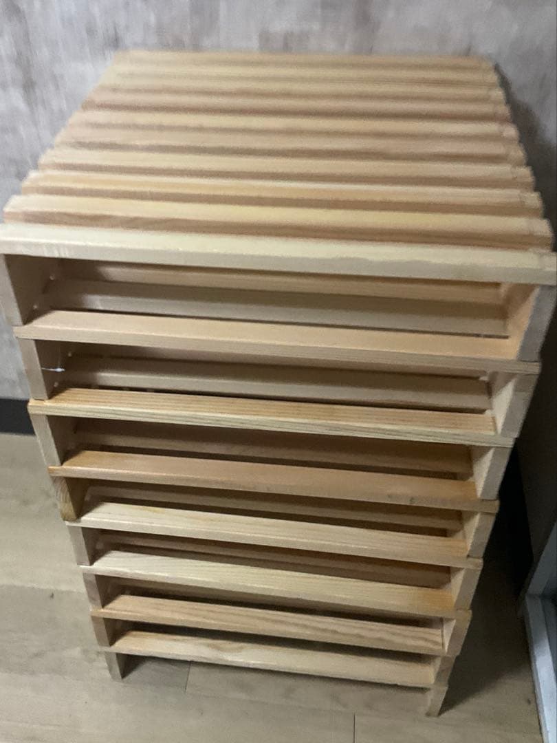 【最終値下げ】すのこ おしゃれ パレットベッド 8パレット エムール