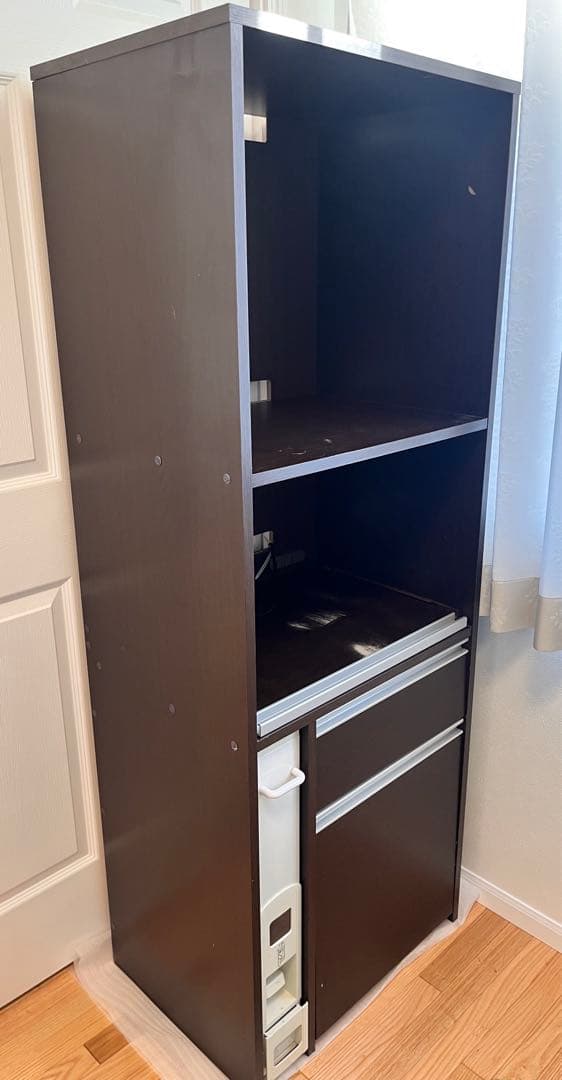 キッチン棚　キッチンラック　米びつ付き　炊飯器置き　キッチン収納