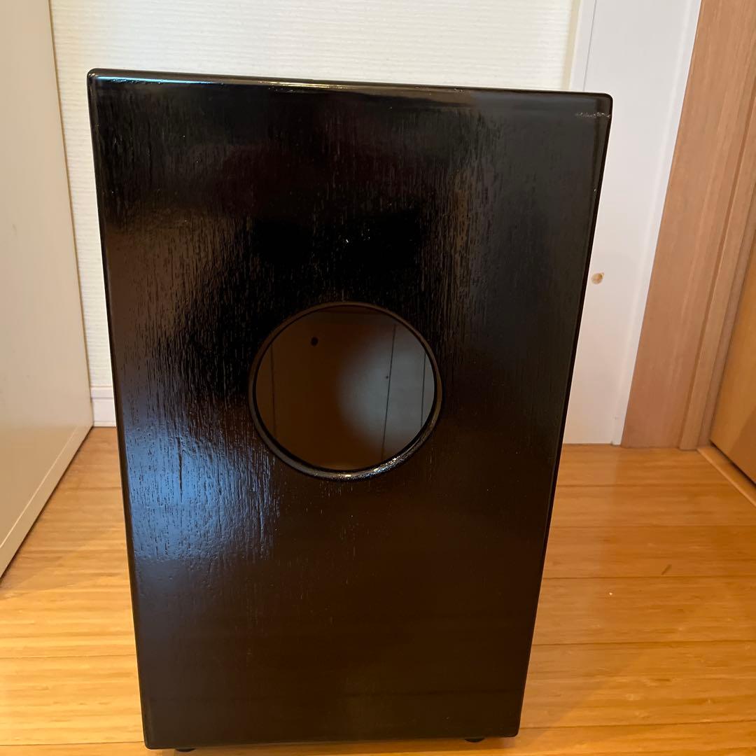 友澤木工Cajon ナチュラル・黒ツートンカラー