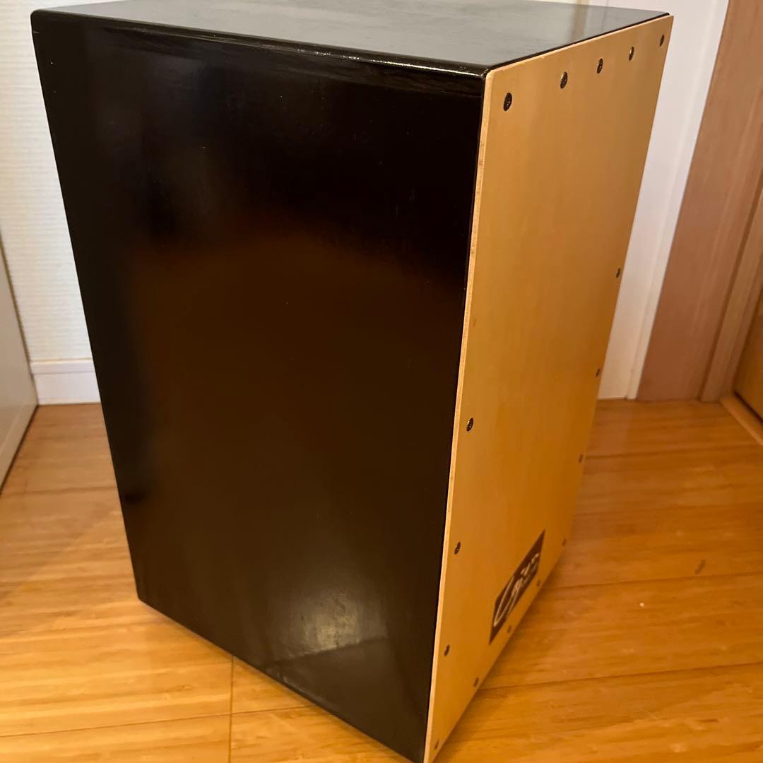 友澤木工Cajon ナチュラル・黒ツートンカラー