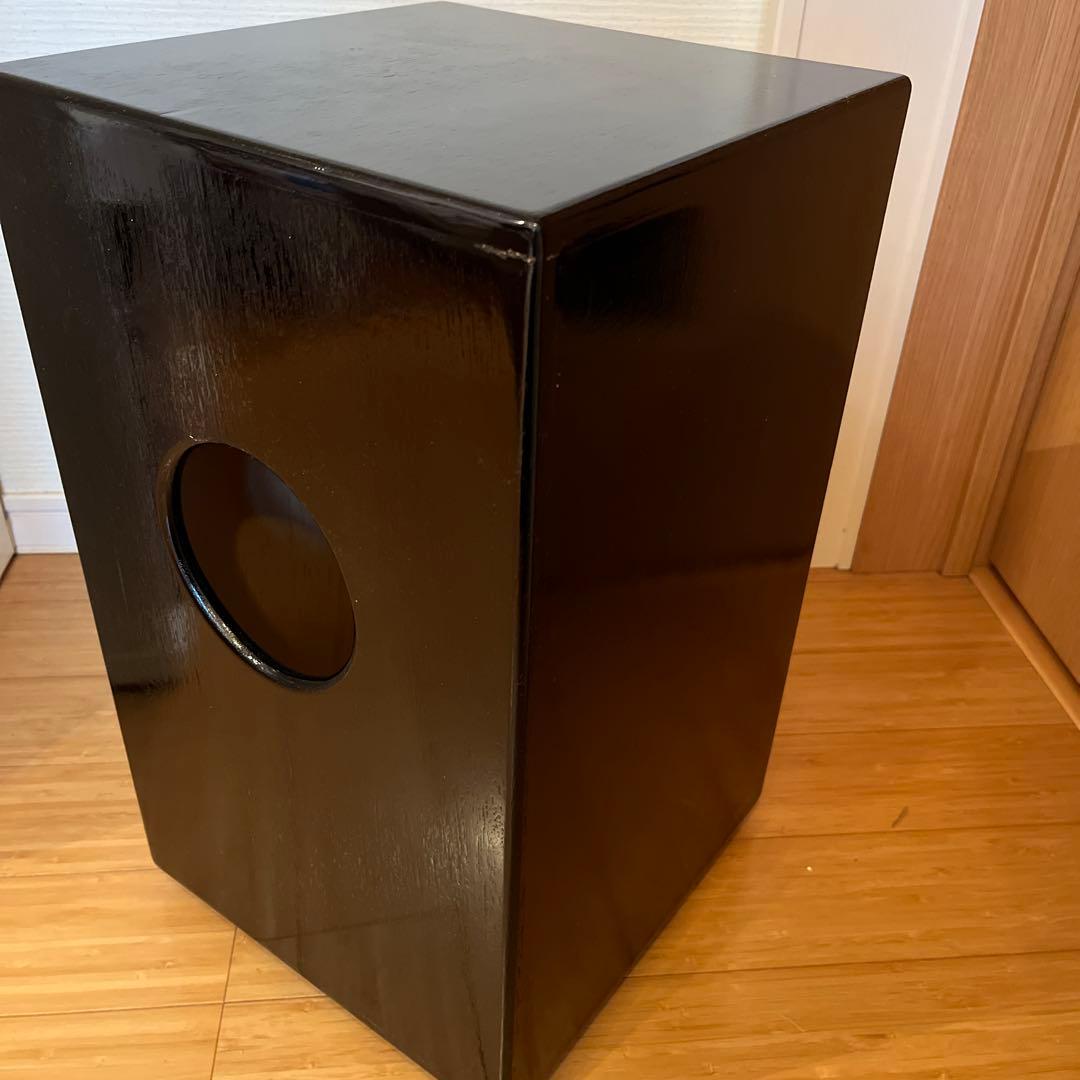 友澤木工Cajon ナチュラル・黒ツートンカラー