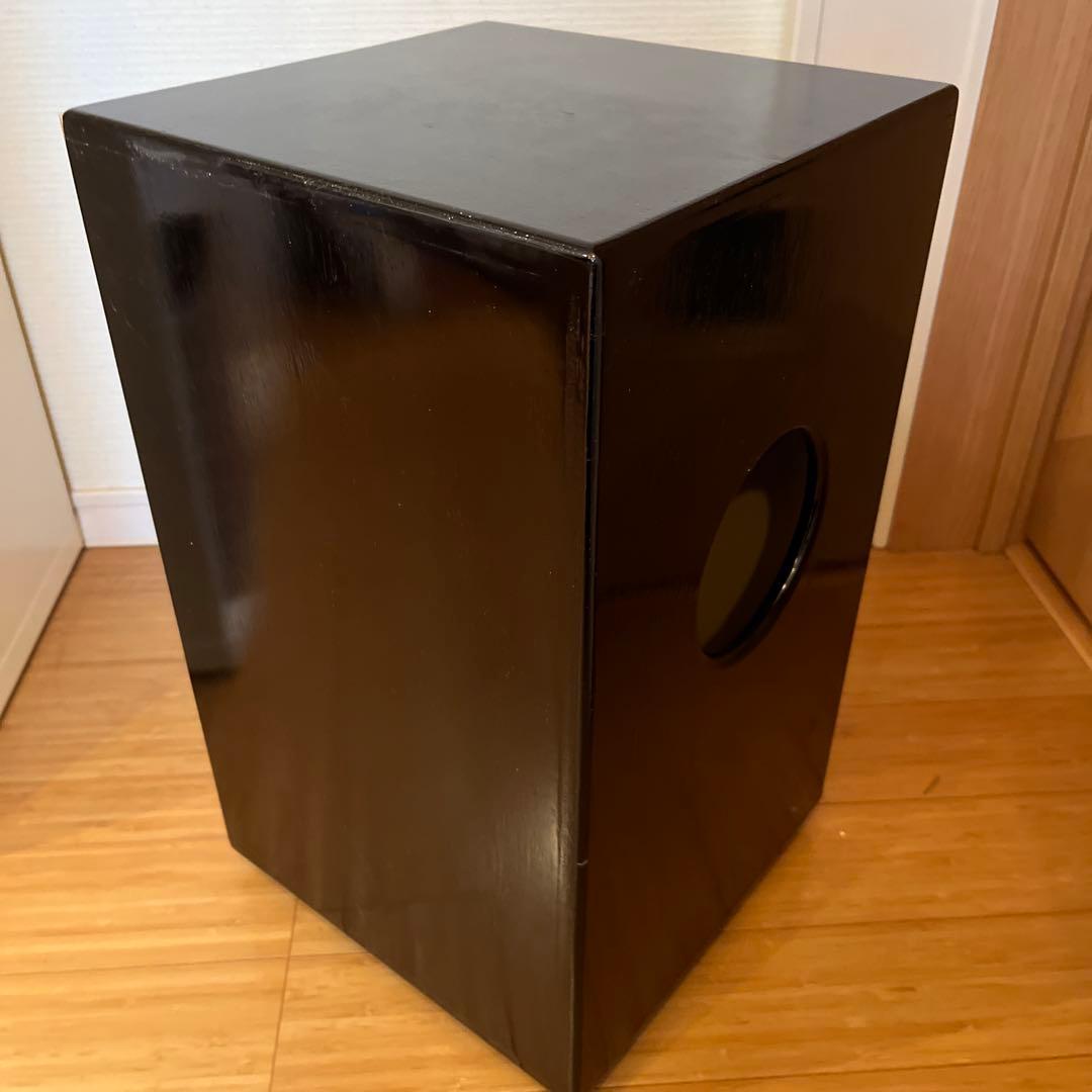 友澤木工Cajon ナチュラル・黒ツートンカラー