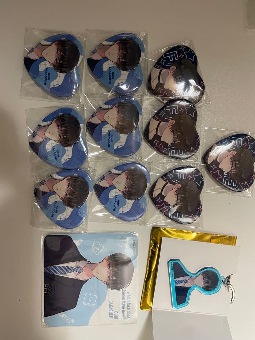 眞*鳥様 坂口桜利缶バッジ、コースター、アクキー