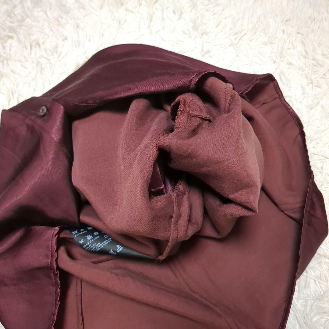 【美品】プラダ☆フリル　ボウタイ　現行　42サイズ　ブラウス　XL