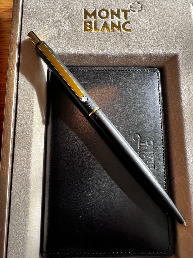 モンブラン　名刺入れとペンセット