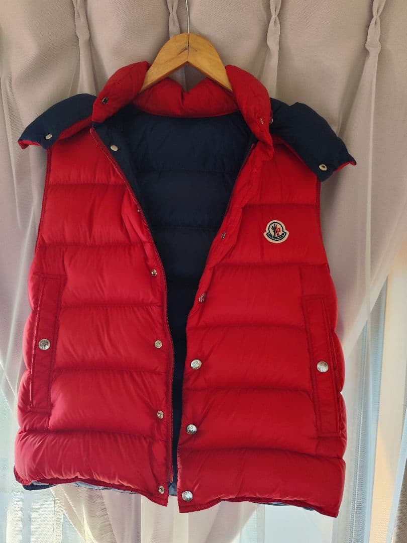 MONCLER モンクレール BILLECART ダウンベスト 赤サイズ2