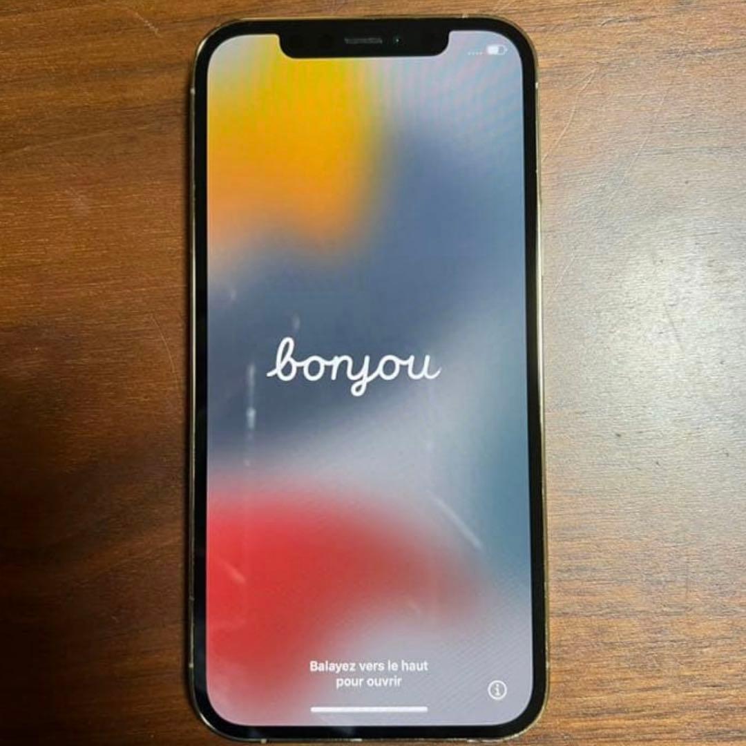 iPhone12pro ゴールド 256 GB SIMフリー 残債、修理歴なし