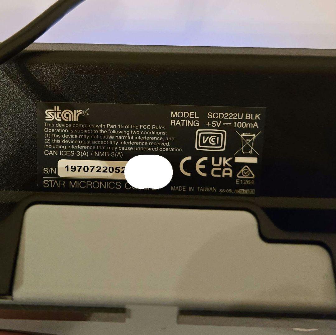 スター精密 mPOP レジ用品 バーコードリーダー ディスプレ付 POP10