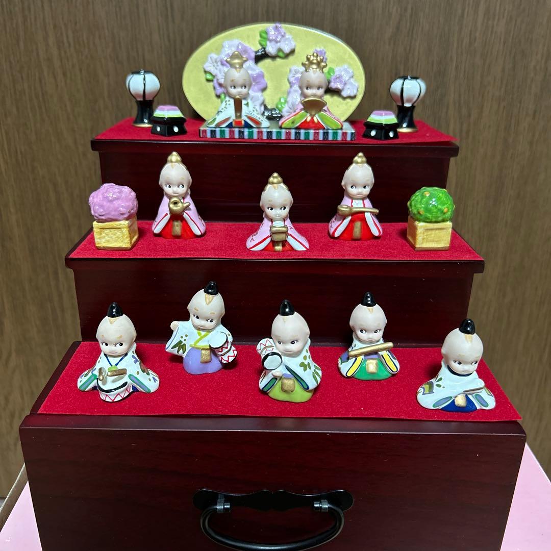 ローズオニール　キューピー　「お雛様三段かざり」