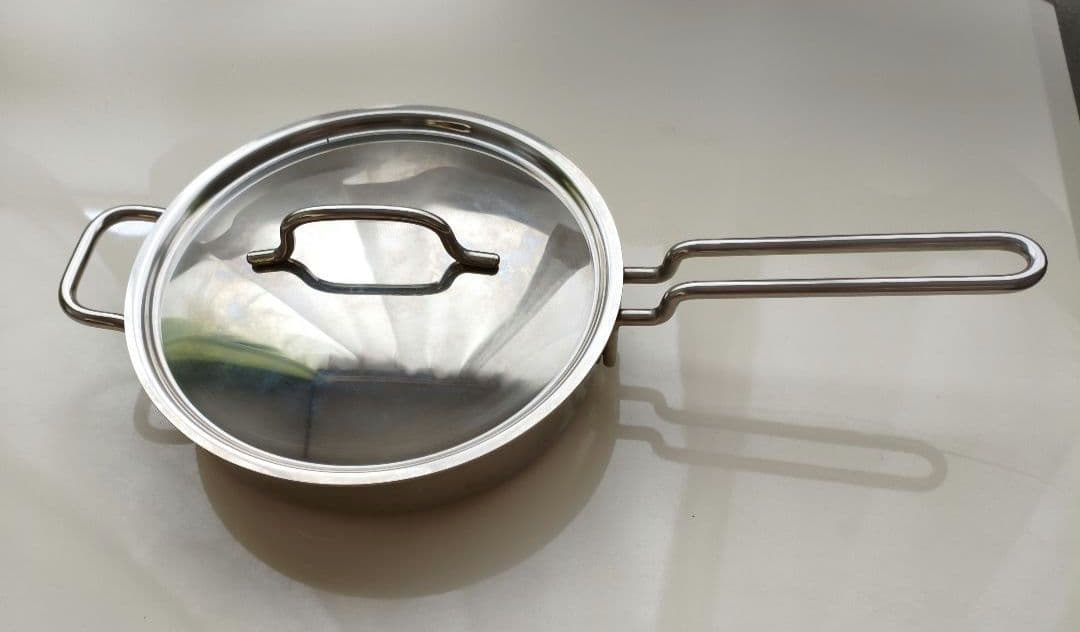 ジオプロダクト　ソテーパン21cm（GEO-21ST）1.8Lフライパン蓋付