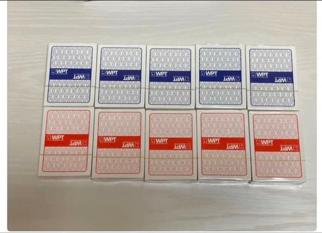 WPTポーカートランプ　赤・青 5セット ※セール中