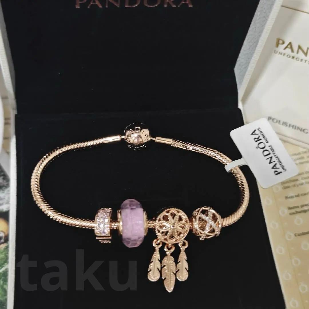 [PANDORA ]ローズゴールド ブレスレット 925 18cm