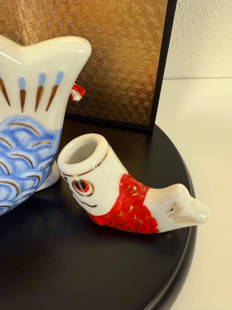 ローズオニール　キューピー　五月人形　兜バージョン　節句　陶器