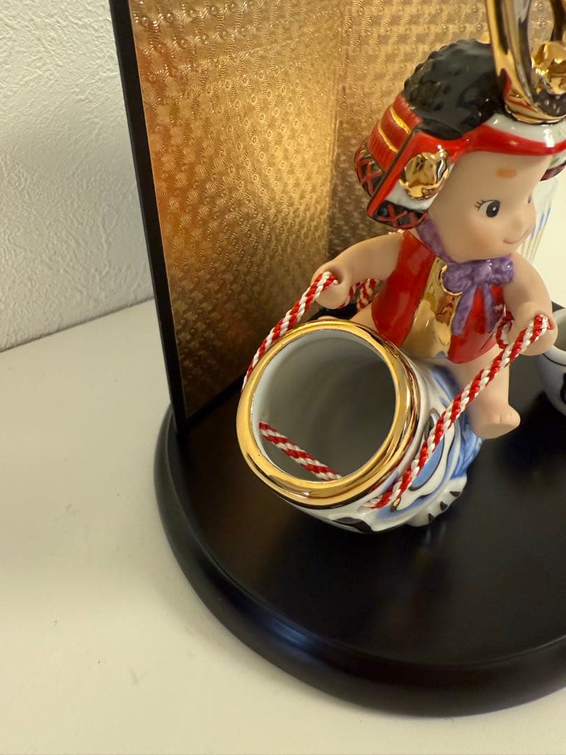 ローズオニール　キューピー　五月人形　兜バージョン　節句　陶器