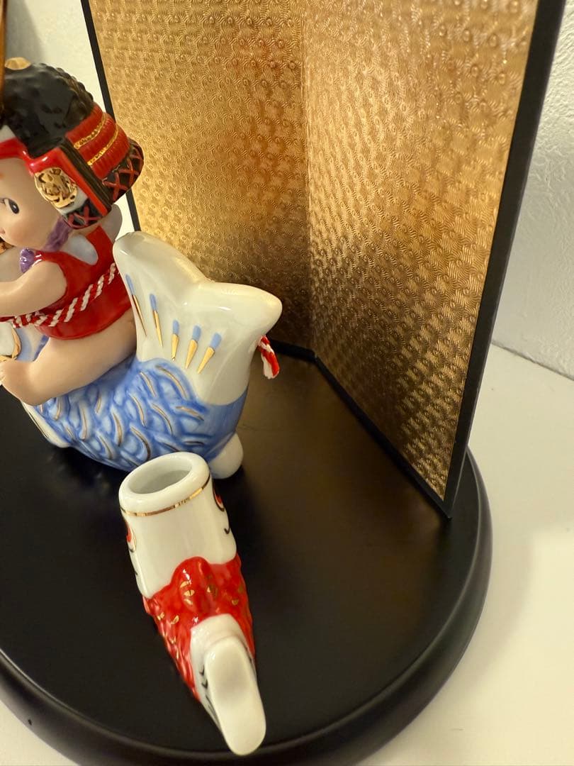 ローズオニール　キューピー　五月人形　兜バージョン　節句　陶器