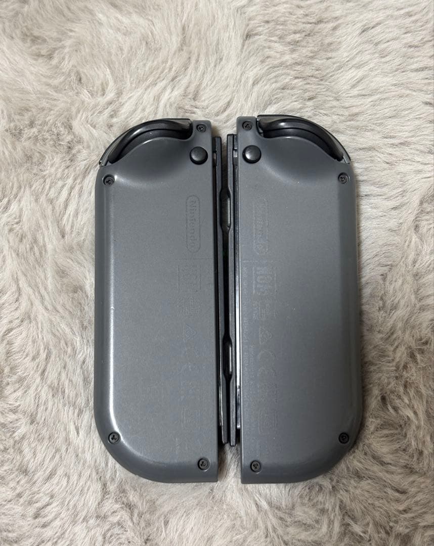 NintendoSwitchグレー本体+ネオンブルーJoy-Con2本付き