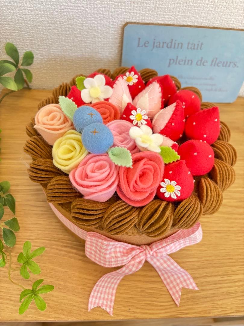のんページ＊フェルトケーキ