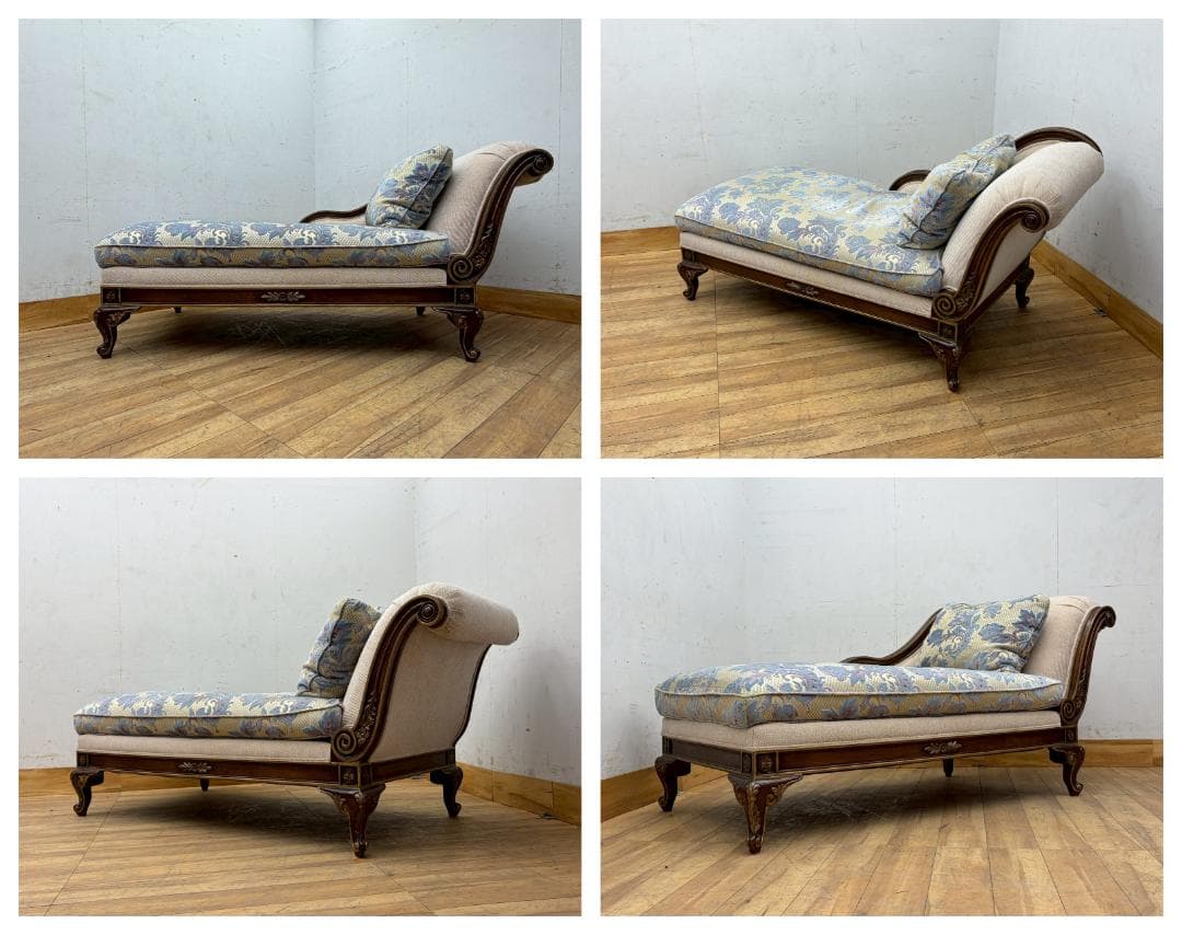 T7875☆美品☆ドレクセルヘリテイジ☆USA☆UPHOLSTEY☆カウチソファ