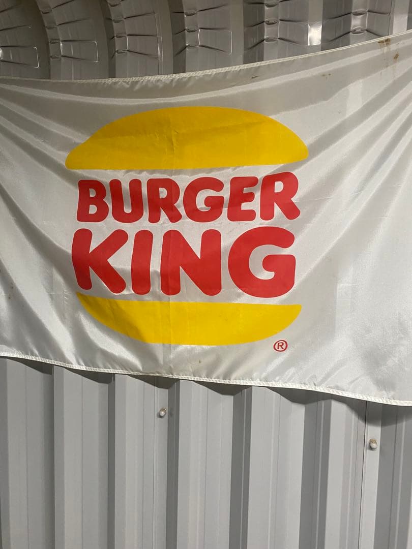 Burger King 店舗ディスプレイ　特大バナー 激レア品‼️