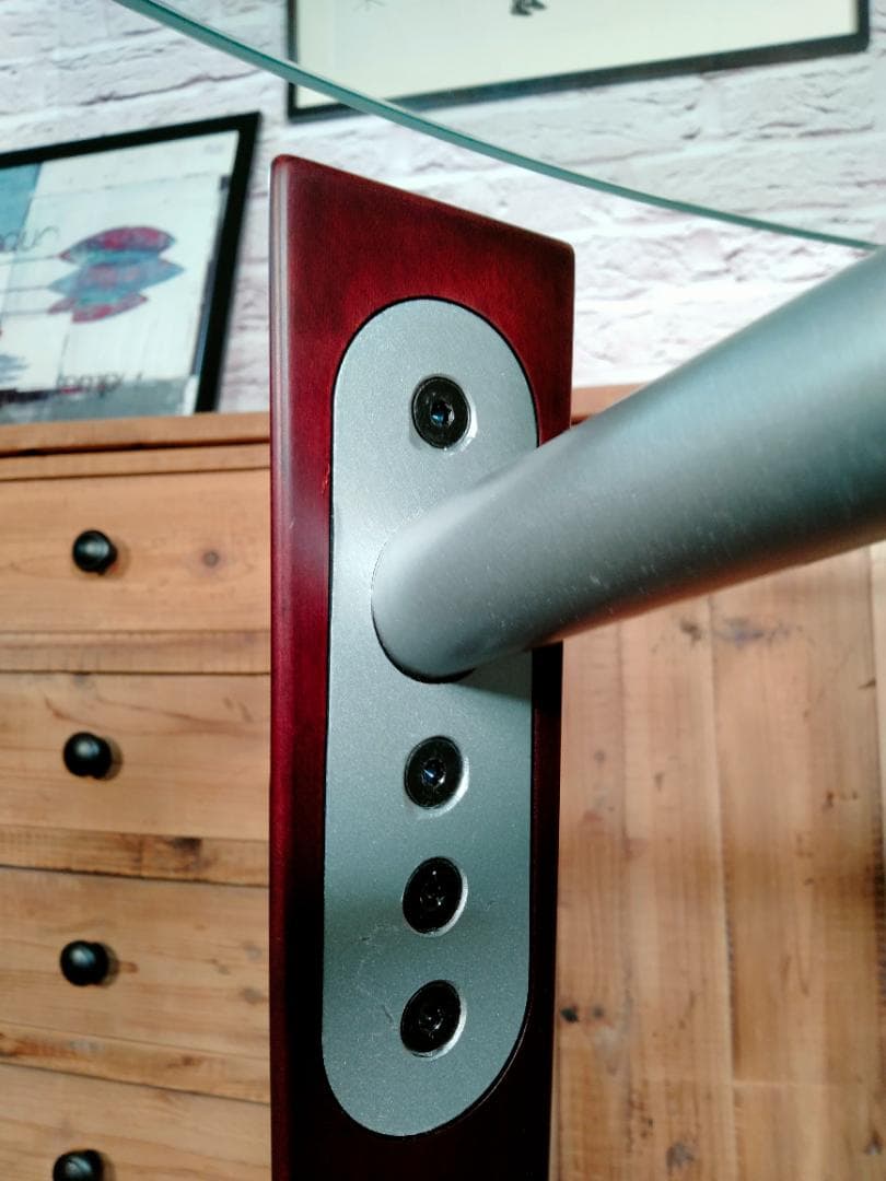 【値下げ中】ガラス天板テーブル◆AD CORE ◆展示品(2304B)