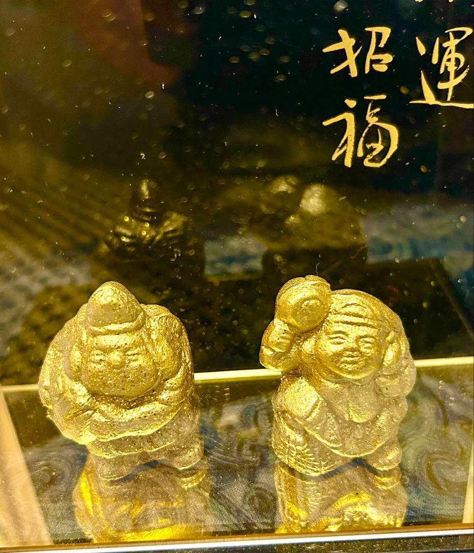 金運厄除！人生反転！208g大国神　228g恵比寿神　純銅製　魂入り最強2神