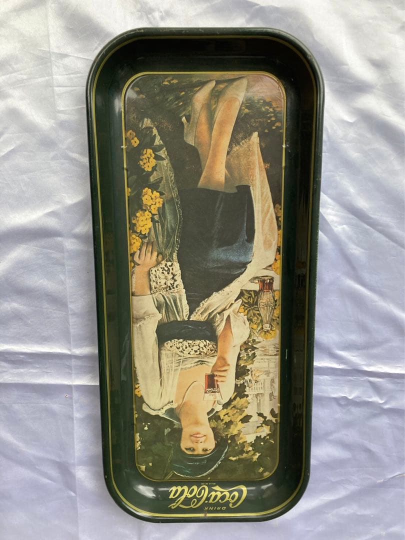 コカコーラ　お盆　プレート　レア　アンティーク