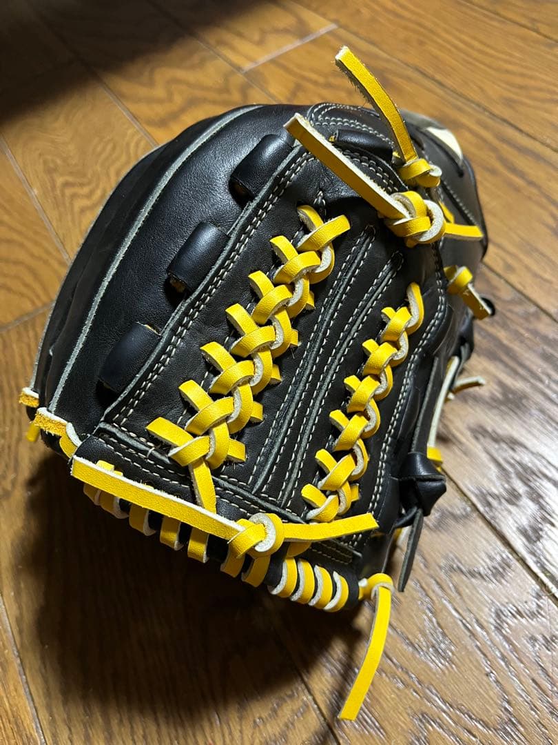 【紐全交換済み中古】少年軟式　左投げ　MIZUNO グローバルエリートRG