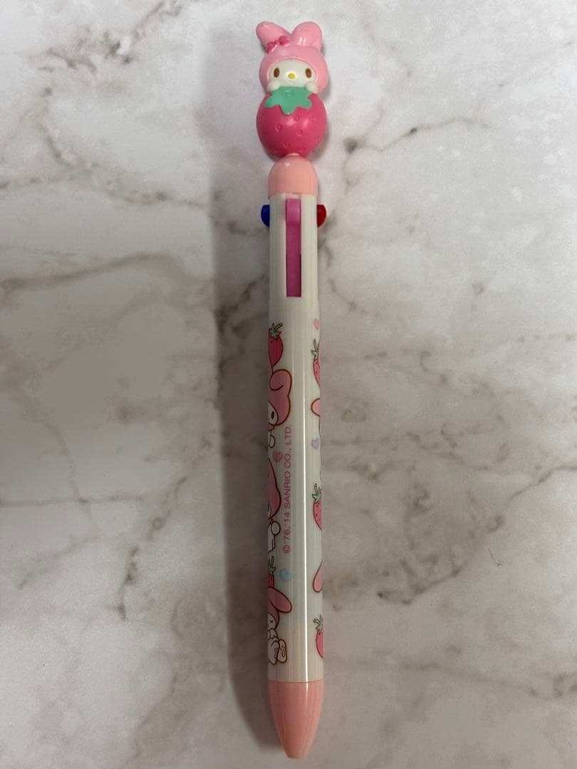 2014年 サンリオ マイメロディ いちご 4色ボールペン（黒、赤、青、ピンク）