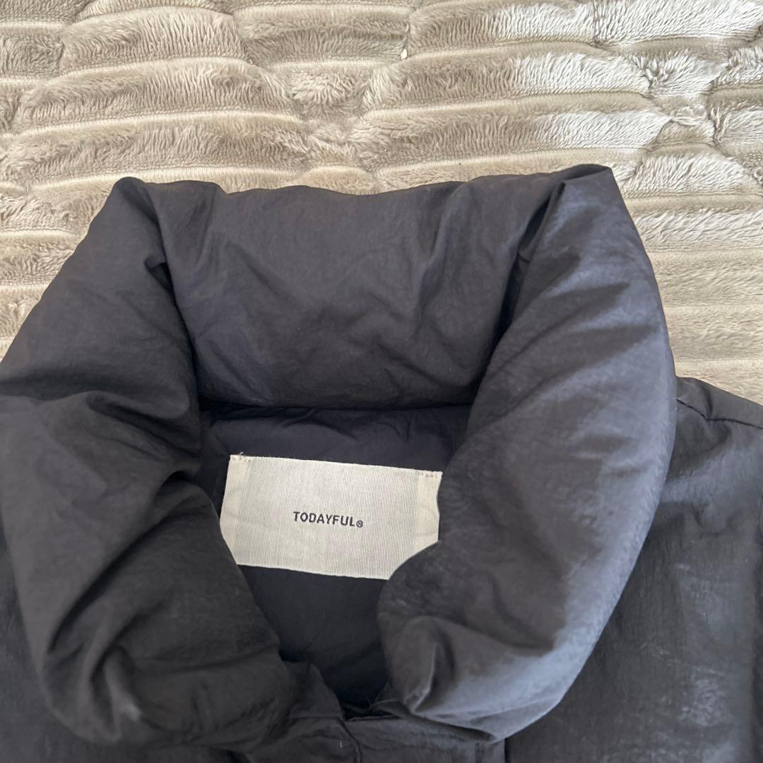 TODAYFUL ブラック スタンドカラーダウンジャケット