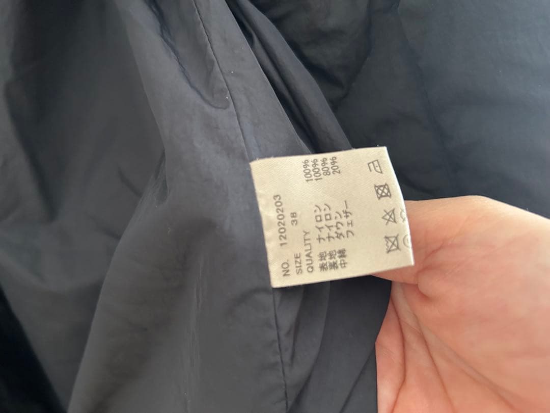 TODAYFUL ブラック スタンドカラーダウンジャケット