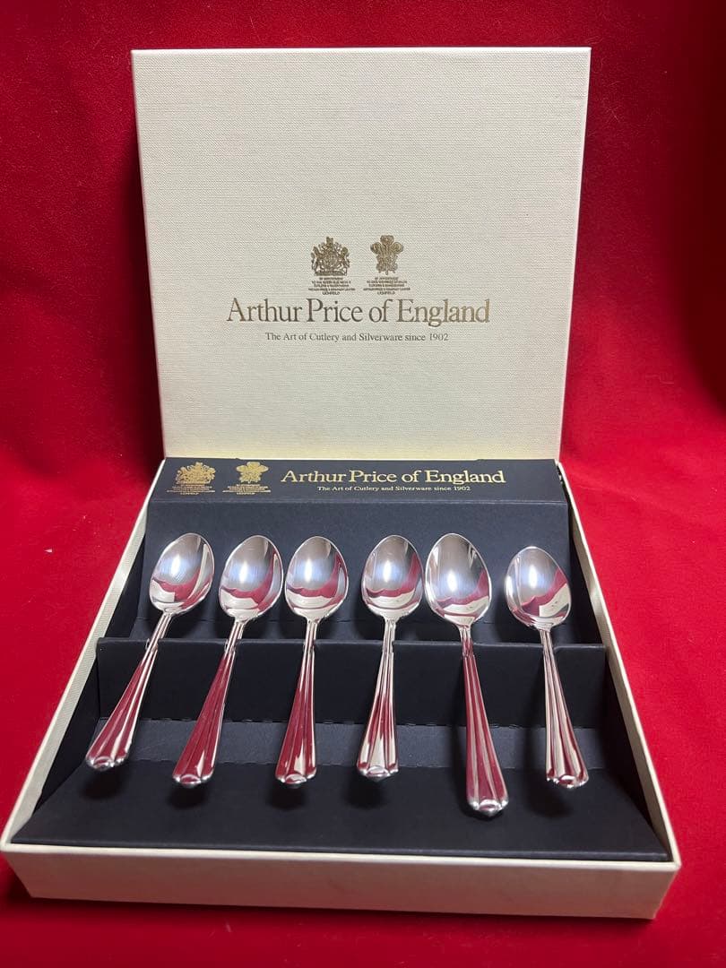 Arthur Price of England スプーン銀製品シルバー製品6本