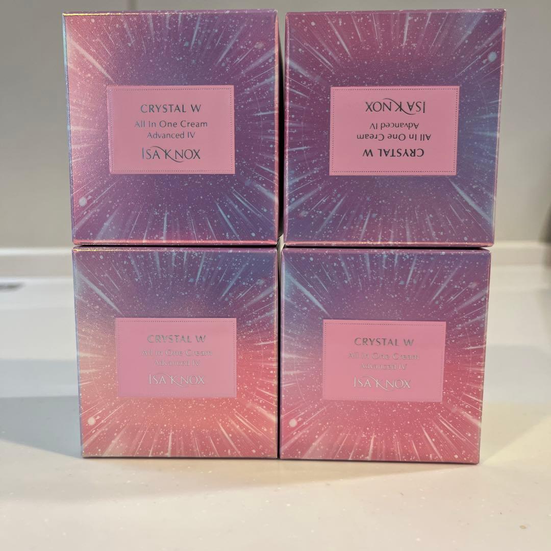 イザノックス クリスタルW オールインワンクリーム アドバンストIV 4個