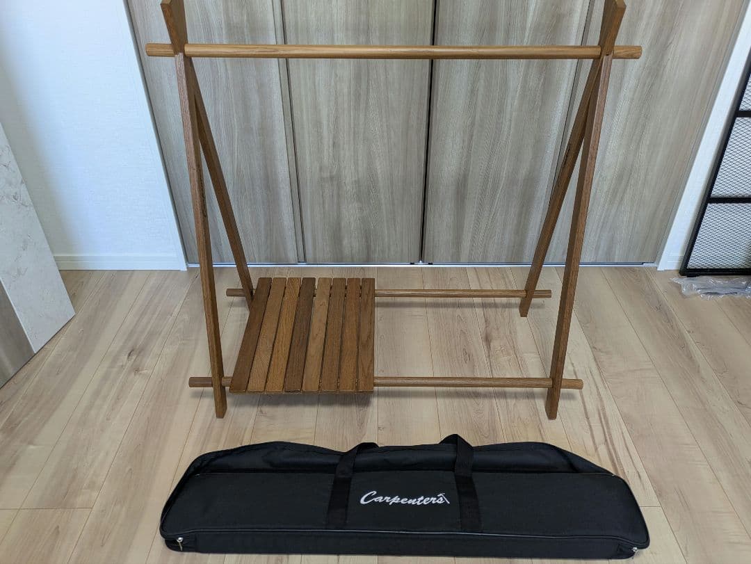 Carpenters　ウッド　ハンガーラック　キャンプ　インディアンハンガー