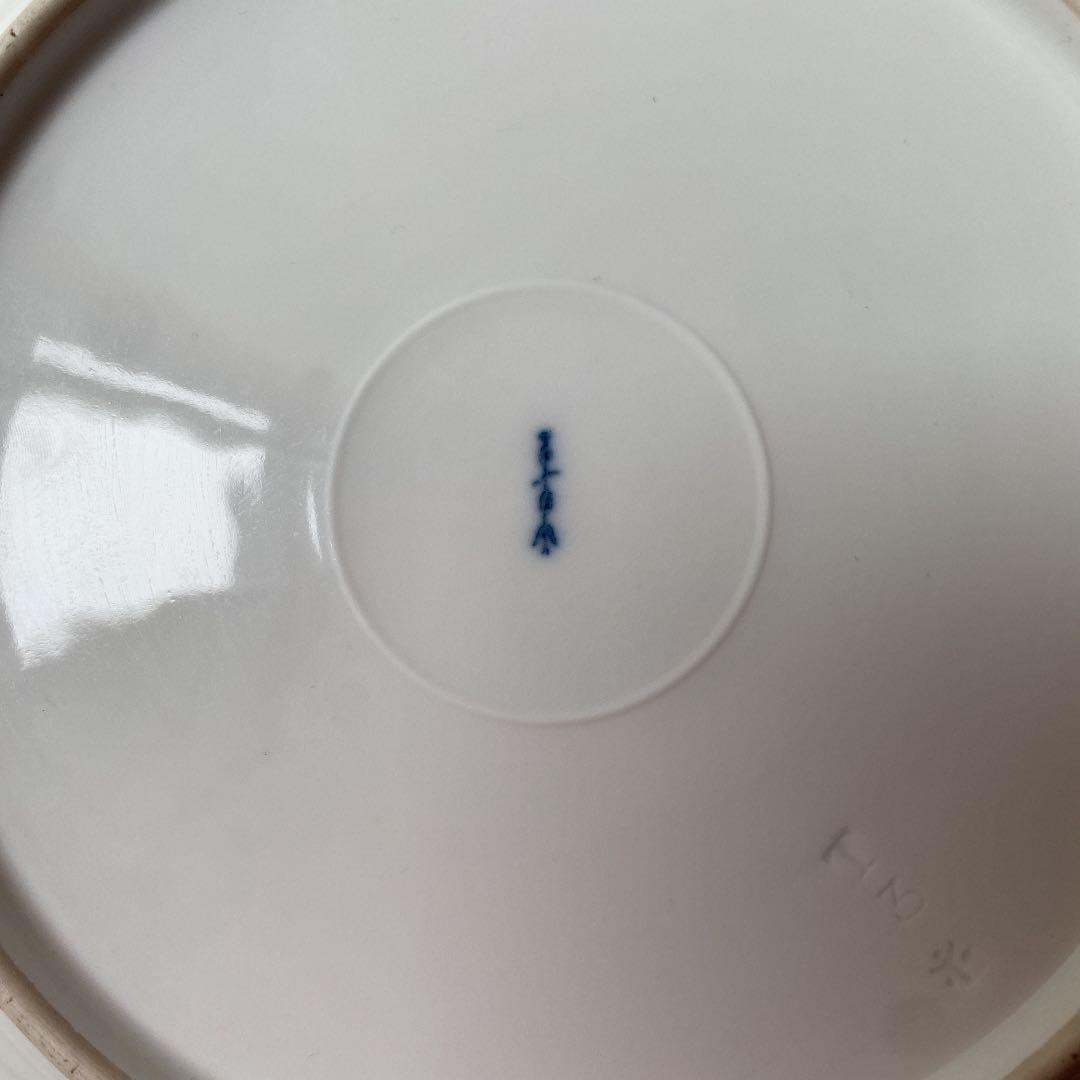 アンティーク高級食器　KPM 7種花　蝶々　赤皿