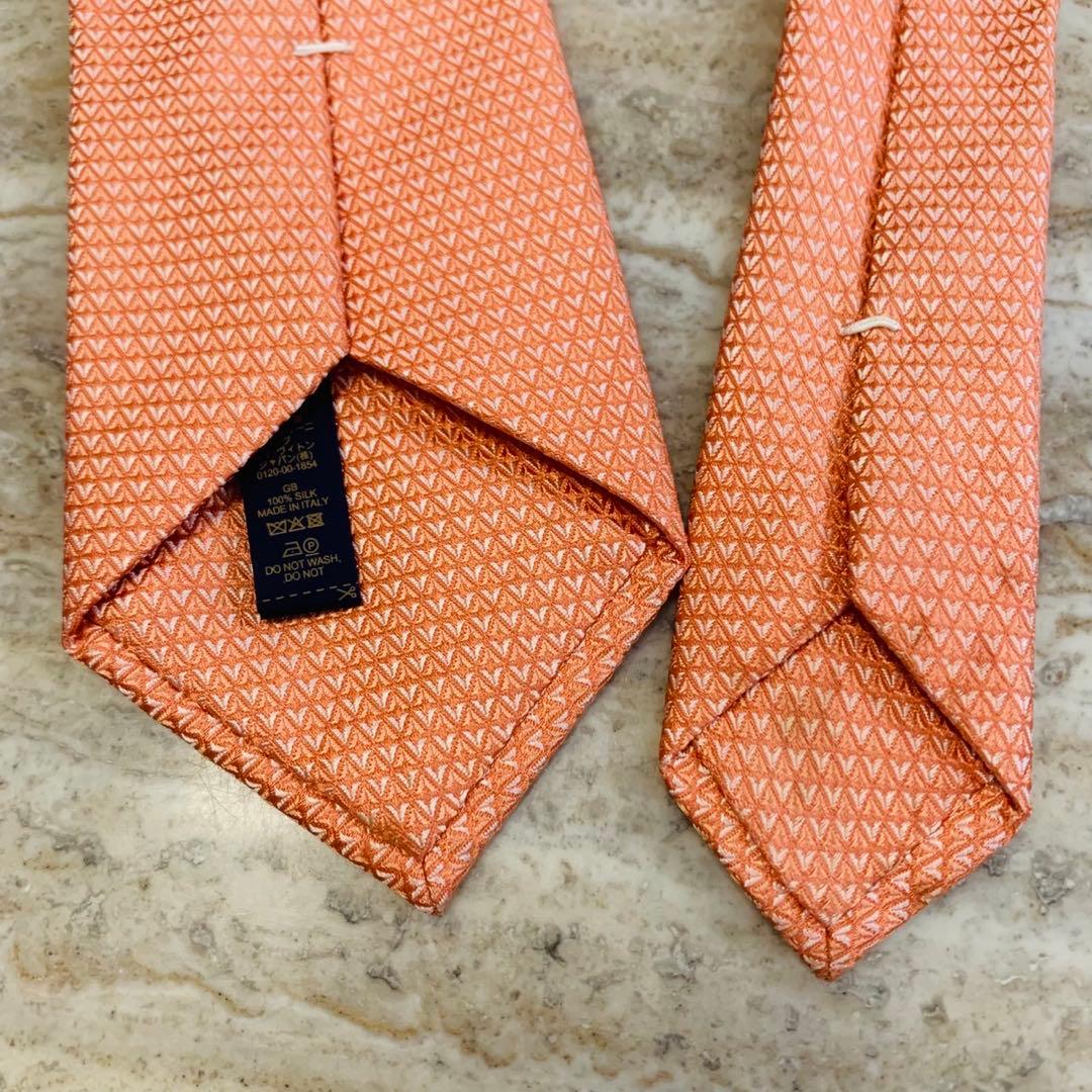 N9 新品未使用 現行品 ルイヴィトン V総柄 ロゴ刺繍 ネクタイ メンズ