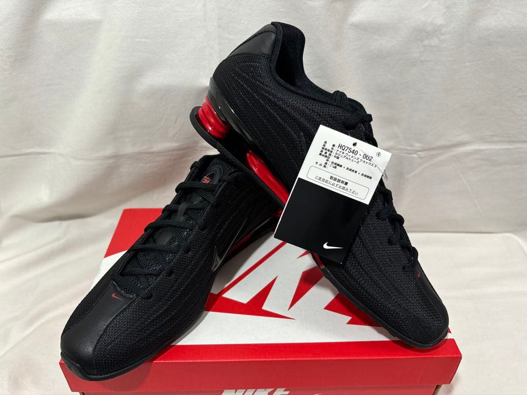 nike w shox z black red 28.5 ショックス ブラック