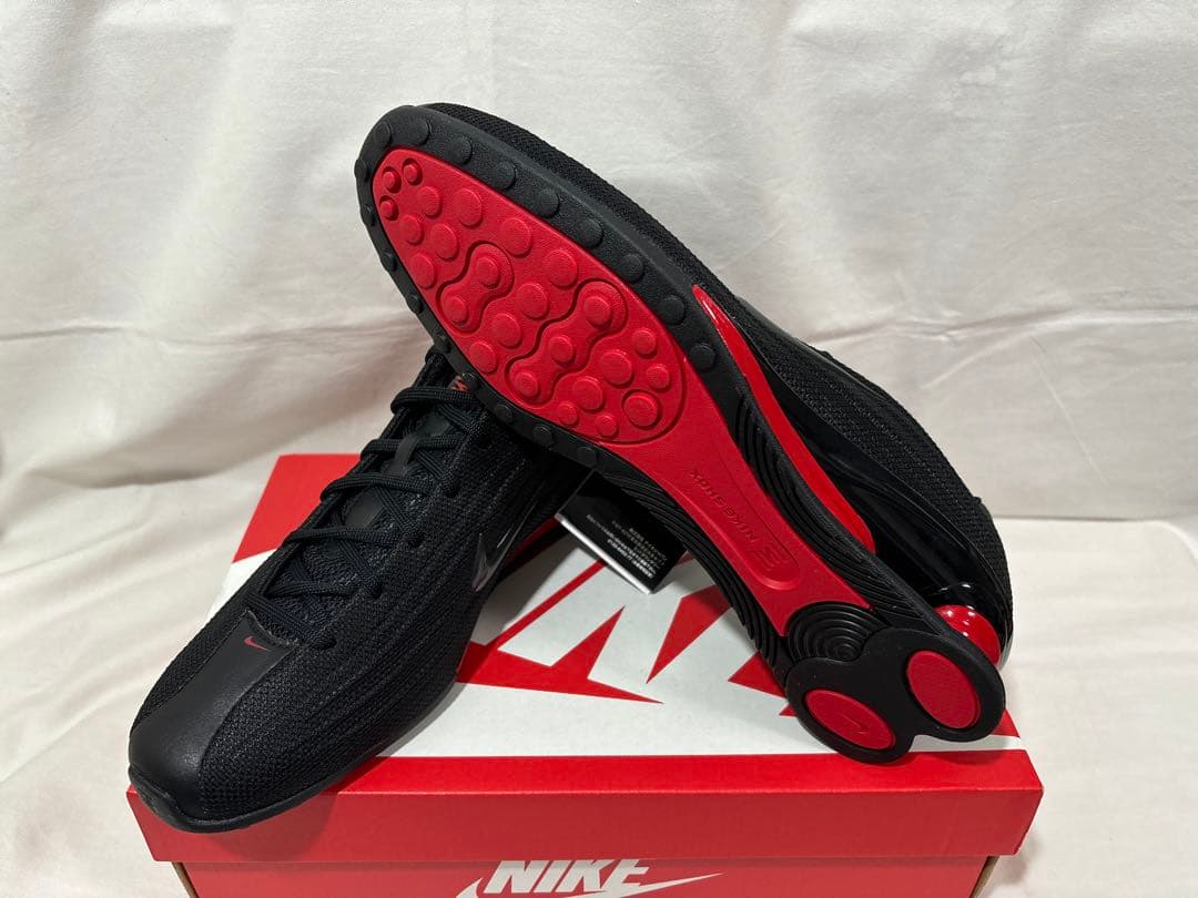 nike w shox z black red 28.5 ショックス ブラック