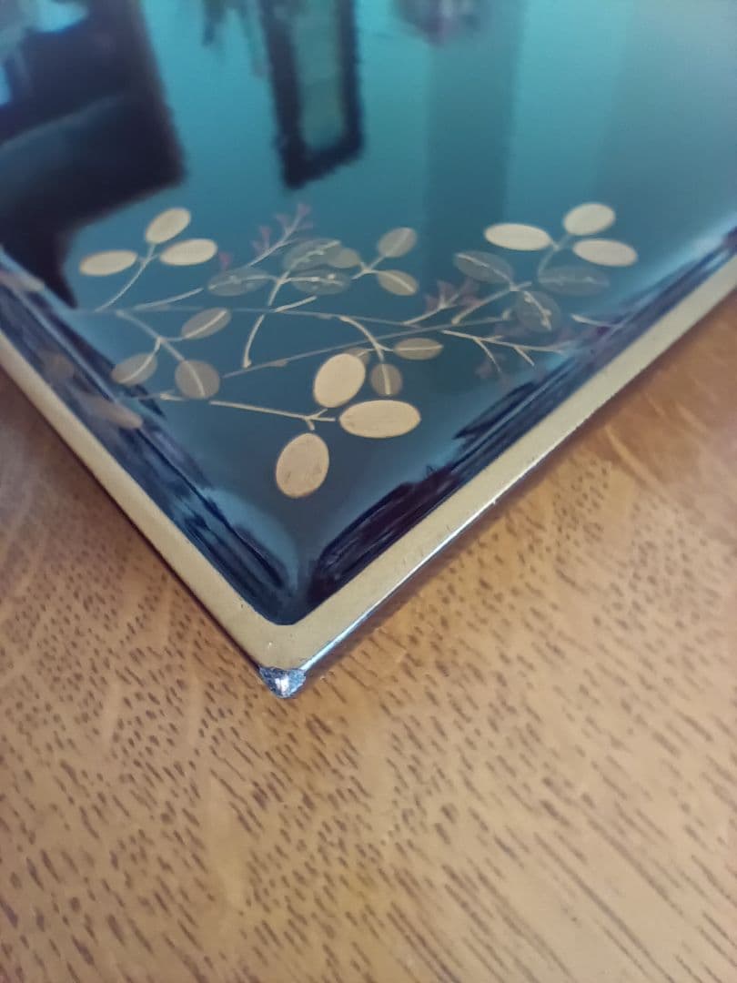 ランラン様ご確認用写真 A947 輪島塗 泰山筆 膳 蒔絵 脚付膳