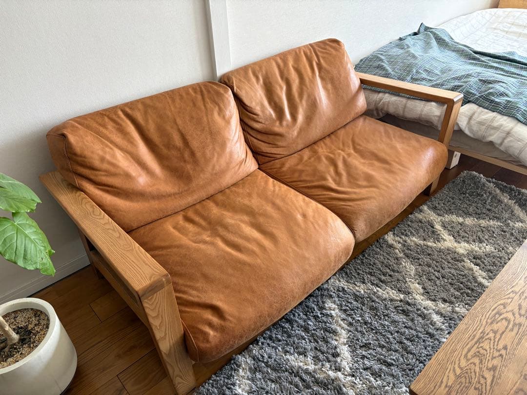 関家具 nora ノラ 2人掛けソファ Manger マンジェ キャメル