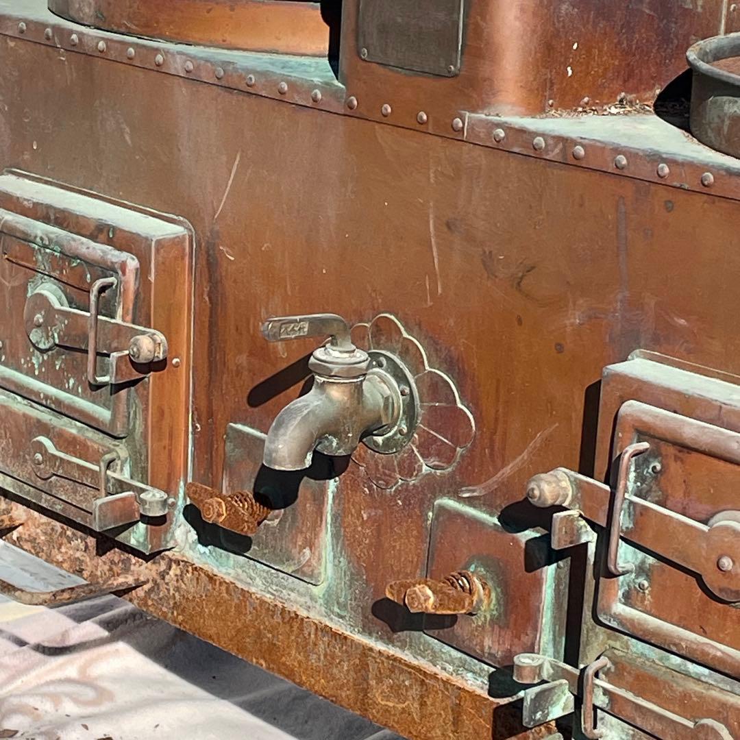 引取り限定　最終価格　希少　銅製　八千代竈　八千代竈製作所　長野県