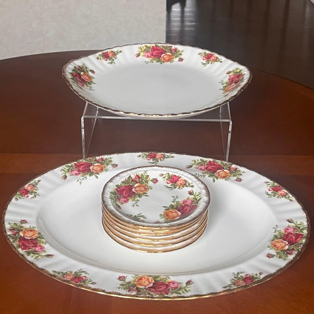 【美品】英国製　ロイヤルアルバート★オールドカントリーローズ★パーティセット　③