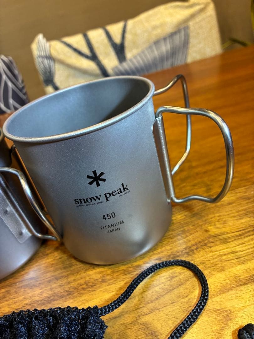  peak チタンマグカップセット 3個