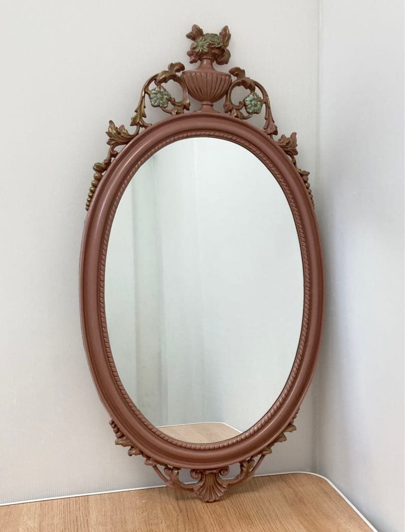 イタリア製アンティーク調ウォールミラー