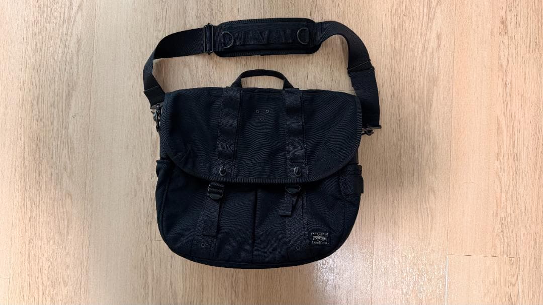 【sjy】POTER メッセンジャーバッグ ブラック