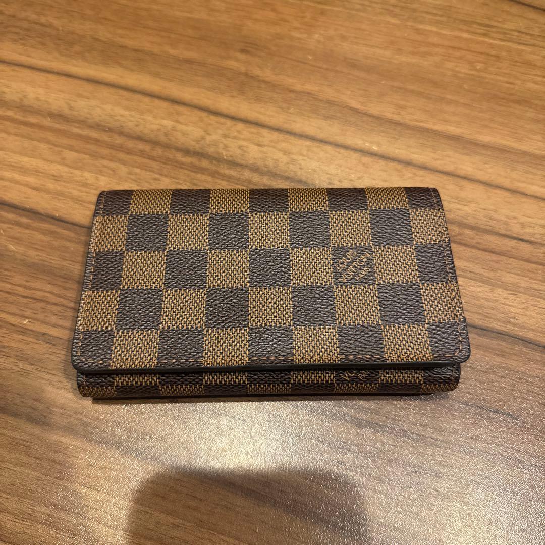 【美品】ルイヴィトン ダミエ ポルトモネビエ トレゾール 新型　二つ折り