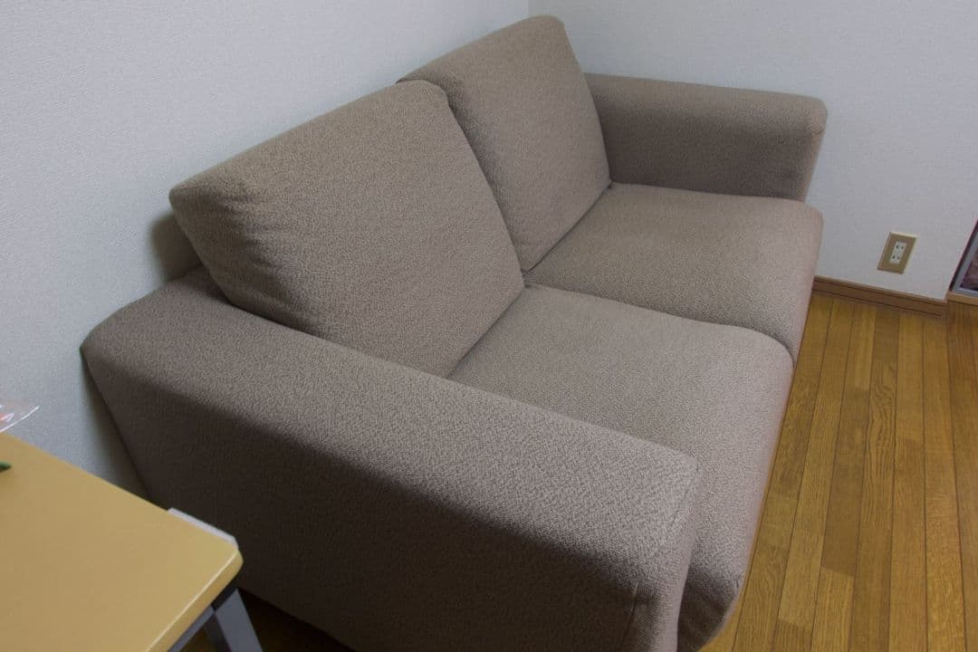 無印良品 ２人掛けソファ カバー付き