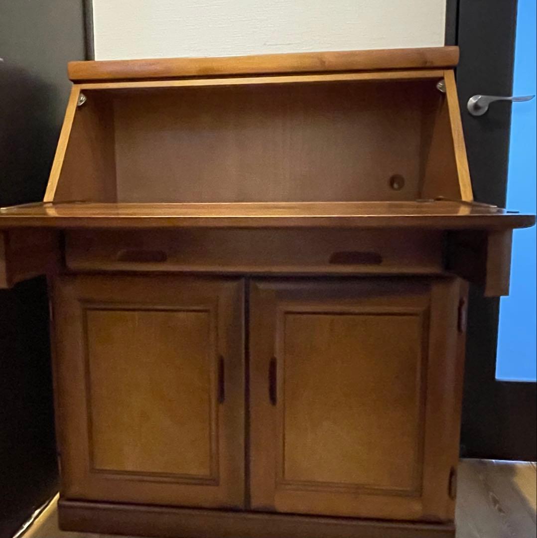 ヴィンテージ家具　大雪木工　ライティングビューロー　机　ワークデスク　学習机